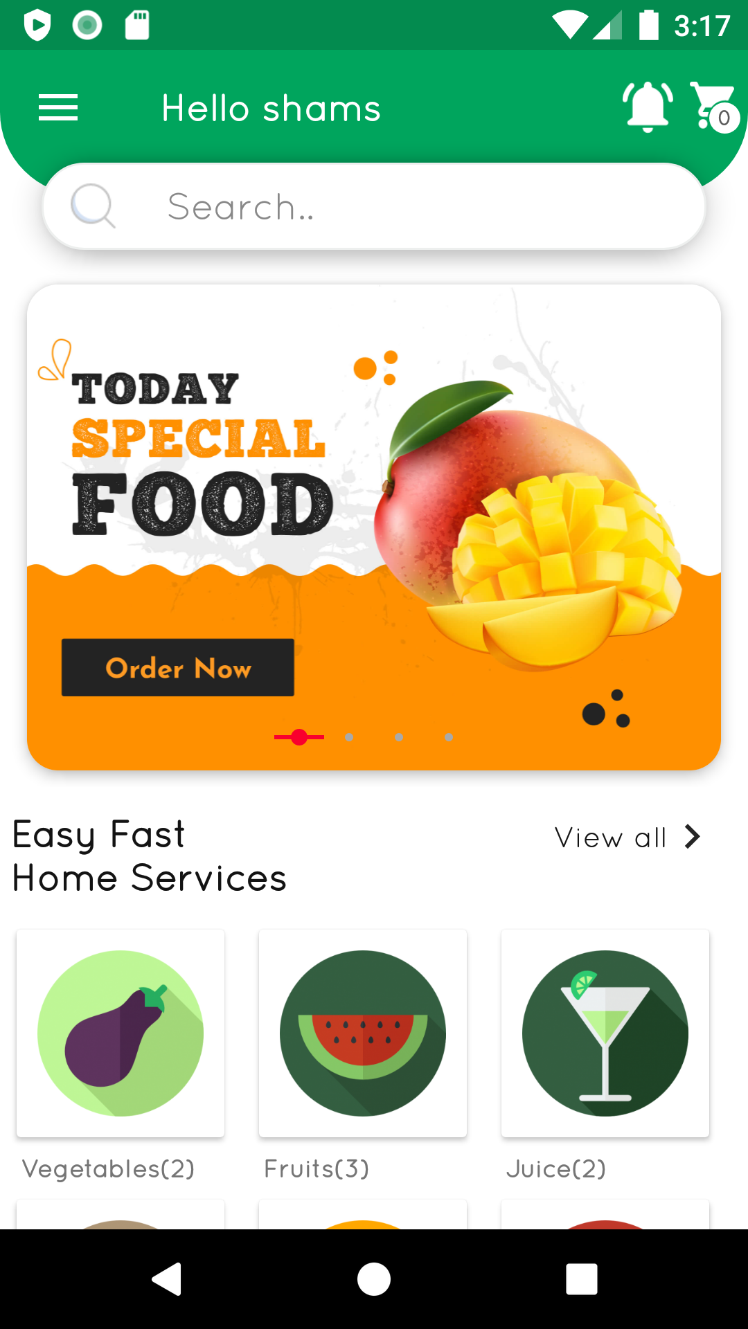 Grocery app portfolio